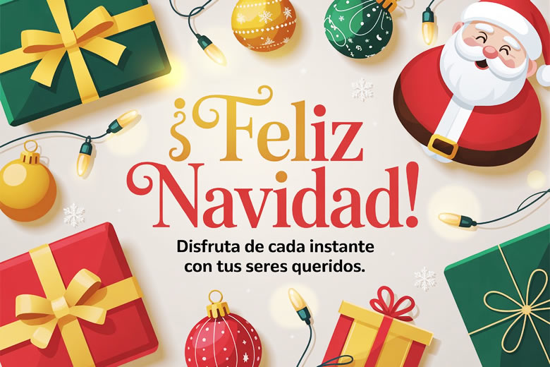 Bonitas Frases cortos de Navidad para Felicitar a nuestros familiares