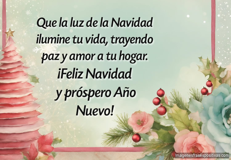 Feliz Navidad y próspero Año Nuevo para Dedicar