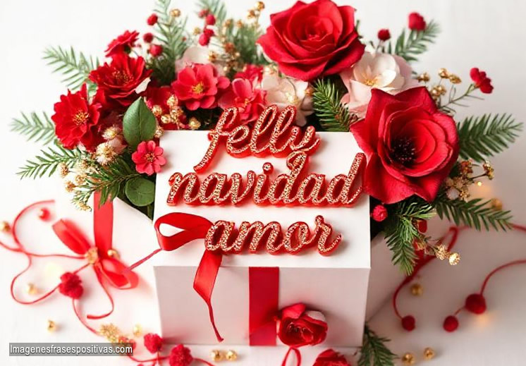 Frases Románticas para desear Feliz Navidad amor