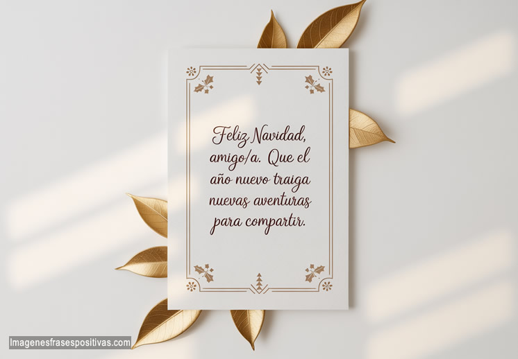 Frases bonitas y deseos navideños para Amigos