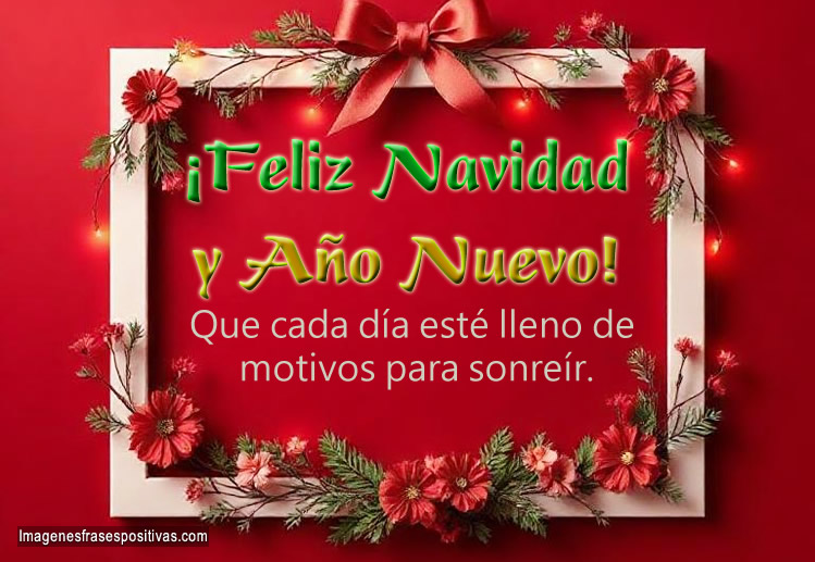 Frases cortas y bonitas para desear Feliz Navidad y Año Nuevo