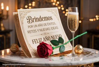 Frases cortas y emotivas Para un brindis de Año Nuevo