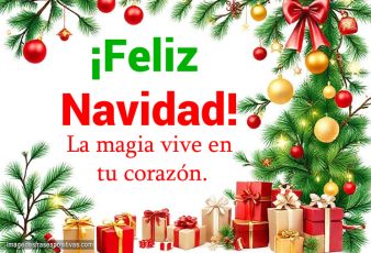Frases cortas y positivas para desear Feliz Navidad