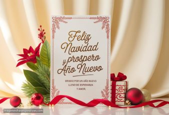 Frases de Navidad y Año Nuevo bonitas y cortas