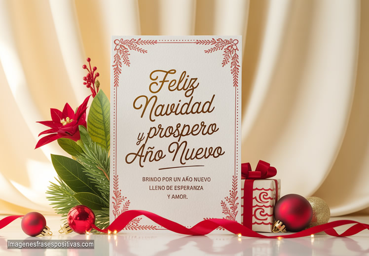 Frases de Navidad y Año Nuevo bonitas y cortas