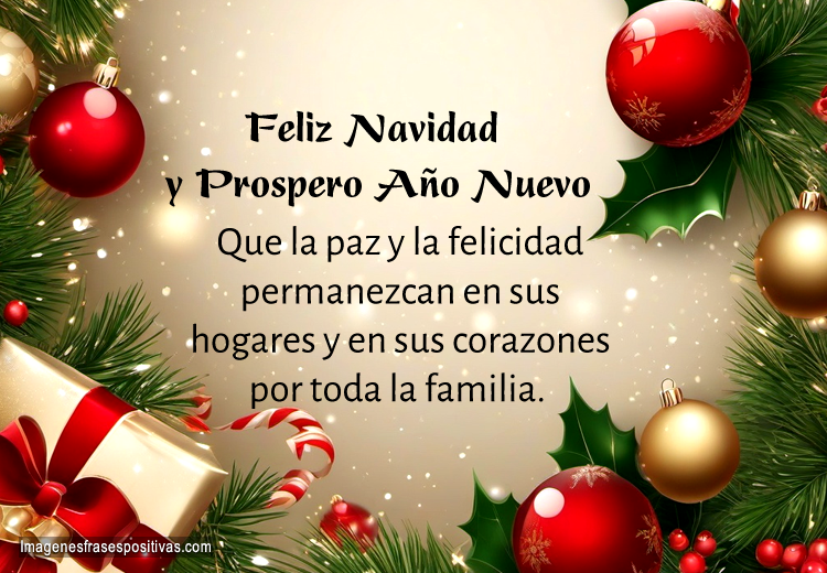 Frases de naviadad y prospero año nuevo