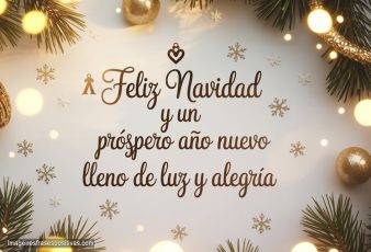 Frases para felicitar en Navidad y Año Nuevo