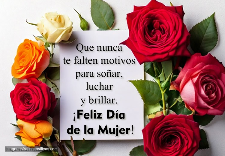 Frases para felicitar en el Día de la Mujer