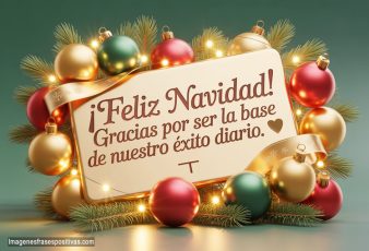 Frases positivas de navidad para felicitar