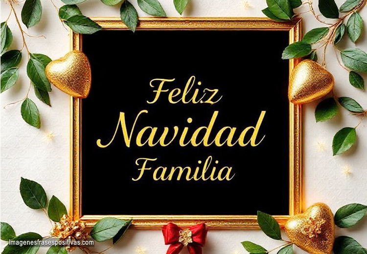 Imágenes y Frases para felicitar Feliz Navidad Familia
