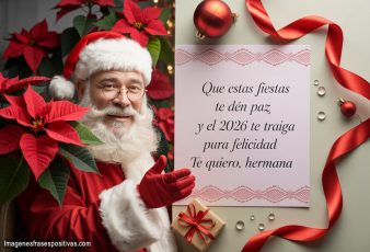 Mensaje De Navidad y Año Nuevo para Hermana