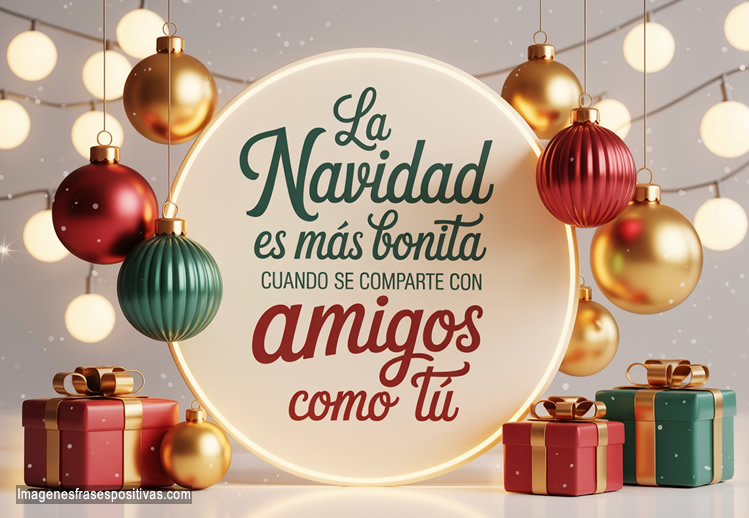 Mensajes de Navidad con Cariño para Amigos