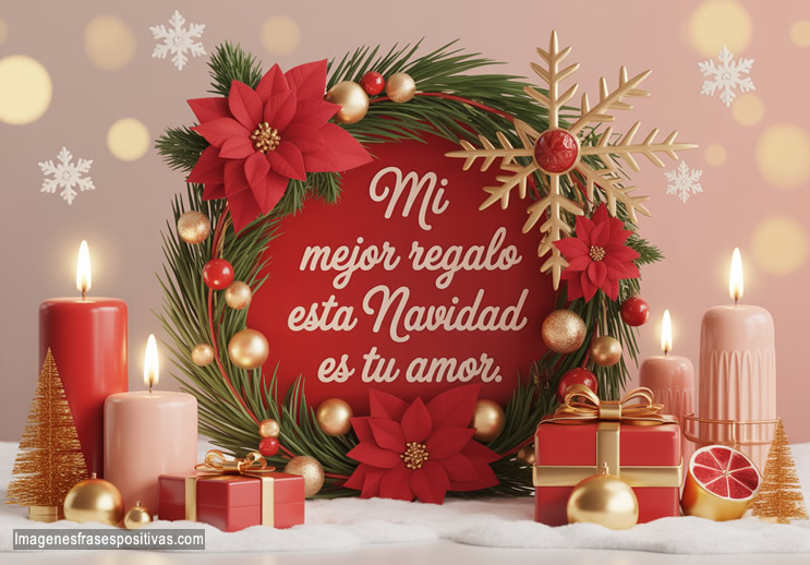 frases románticas para decir en Navidad