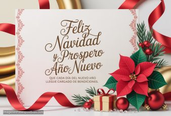 ¡Las mejores frases para felicitar la Navidad y Año Nuevo!